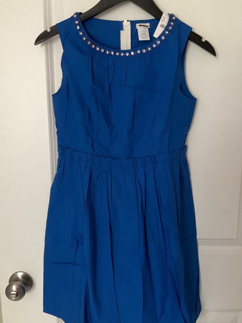 j.crew Crewcuts GIRLS' Jeweled dress. size: 12. color: blue.